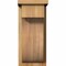 Ekena Millwork Del Monte Rough Sawn Corbel w/Backplate, Western Red Cedar, 8"W x 10"D x 18"H COR08X10X18DEL01RWR - alternate 3